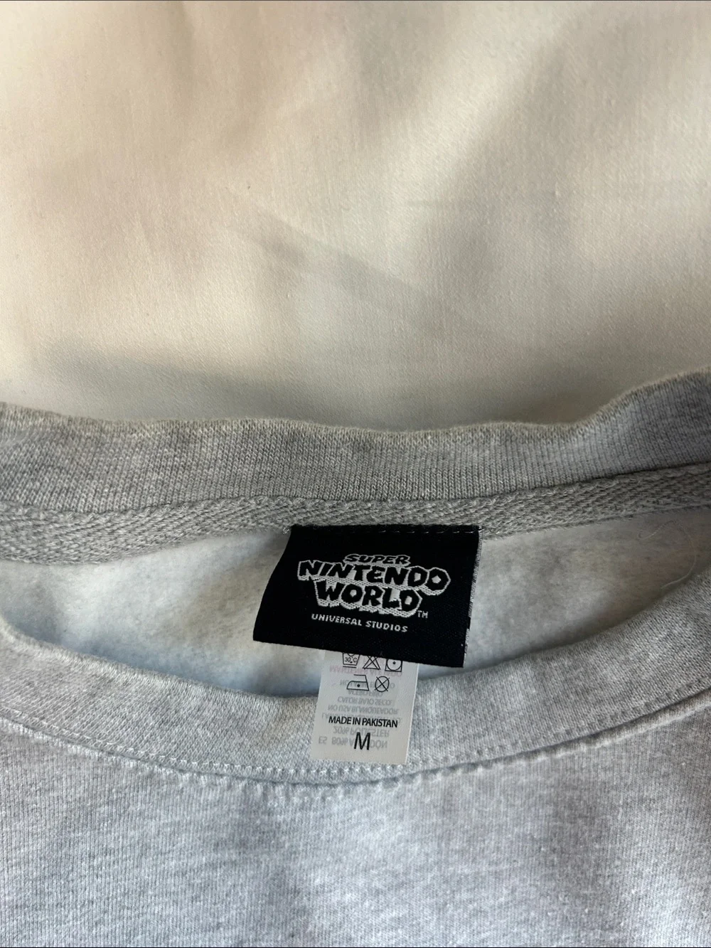 Universal Studios Gray Crewneck Sweatshirt with Green Logo